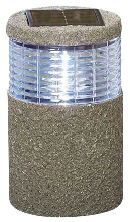 Lampa Strend Pro Garden, solárna, kameň, 11,2x11,2x19/29 cm