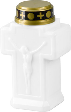 Sviečka MagicHome, kríž, LED, na hrob, biela, 2xAA, 15x9 cm, (súčasť balenia 2xAA) Sviečka MagicHome, kríž, LED, na hrob, biela, 2xAA, 15x9 cm, (súčasť balenia 2xAA)