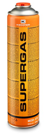 Kartus KEMPER 575, 600 ml, 330 g, SUPERGAS, Propán-Bután, závit