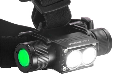 Čelovka Strend Pro Headlight H4016, 2xXPG, 500 lm, 2000 mAh, USB nabíjanie, vodeodolná