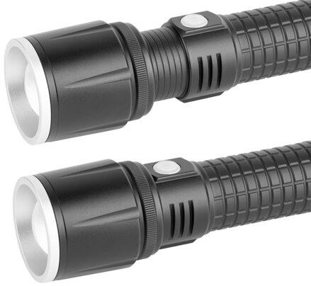 Svietidlo Strend Pro Flashlight F3011, 14W P50, 2000 lm, Zoom, USB nabíjanie, vodeodolné