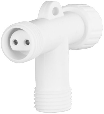 Konektor MagicHome Vianoce Multi-Connect C53, T-kus, biely, na vetvenie reťaze, exteriér
