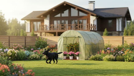 Parenisko Strend Pro Greenhouse, walk-in, fólia, 200x350x200 cm, fóliovník