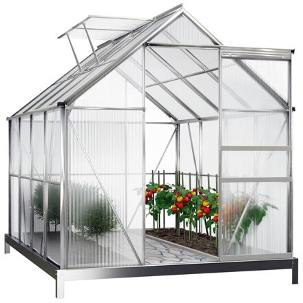 Skleník Strend Pro Greenhouse, Alu, PC 6 mm, 250x190x195 cm Skleník Strend Pro Greenhouse, Alu, PC 6 mm, 250x190x195 cm