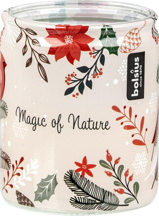 Sviečka bolsius Fragranced Glass Vianoce, 82/68 mm, sellbox 12 ks