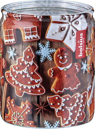 Sviečka bolsius Fragranced Glass Vianoce, 82/68 mm, sellbox 12 ks