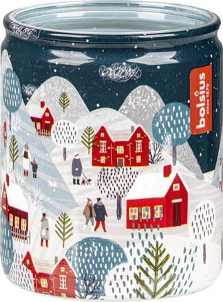 Sviečka bolsius Fragranced Glass Vianoce, 82/68 mm, sellbox 12 ks