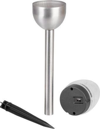 Lampa Strend Pro Solar Candle, 1 LED, nerez, 6x28 cm, sellbox 24ks