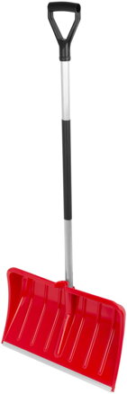 Odhrňovač Snowman 540x360 mm, na sneh, s alu násadou D 137 cm, kovová lišta, lopata, odhŕňač