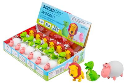 Svietidlo Strend Pro Keychain, kľúčenka, prívesok so zvukom, ovca/lev/drak, LED 5 lm, Sellbox 18 ks Svietidlo Strend Pro Keychain, kľúčenka, prívesok so zvukom, ovca/lev/drak, LED 5 lm, Sellbox 18 ks