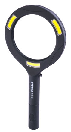 Lupa so svetlom Strend Pro 113x242x22 mm, 2xAA, LED 100 lm, 3x LED osvetlenie, na čítanie, Sellbox 15 ks Lupa so svetlom Strend Pro 113x242x22 mm, 2xAA, LED 100 lm, 3x LED osvetlenie, na čítanie, Sellbox 15 ks