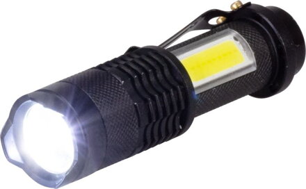 Svietidlo Strend Pro Flashlight NX1040, 3 W, 70+65 lm, s bočným svetlom, Zoom, 1xAA, Sellbox 12 ks Svietidlo Strend Pro Flashlight NX1040, 3 W, 70+65 lm, s bočným svetlom, Zoom, 1xAA, Sellbox 12 ks