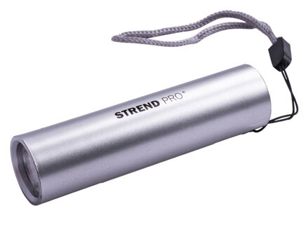 Svietidlo Strend Pro Flashlight NX1051, 50 lm, USB nabíjanie, čierna/strieborná, 77x19 mm, Sellbox 24 ks Svietidlo Strend Pro Flashlight NX1051, 50 lm, USB nabíjanie, čierna/strieborná, 77x19 mm, Sellbox 24 ks