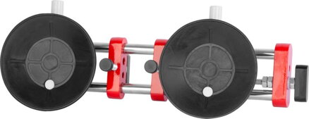 Držiak skla Strend Pro, prísavný, 2-kupolový, nivelačná pomôcka na dlažbu a obklady, profesional, max. 150 kg Držiak skla Strend Pro, prísavný, 2-kupolový, nivelačná pomôcka na dlažbu a obklady, profesional, max. 150 kg