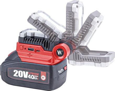 Svietidlo Worcraft CUA-S20Li ShareSYS, USB adaptér, 20V, Li-ion, 400 lm, 5w