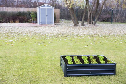 Záhon Strend Pro Garden, 3D dizajn, kovový, vyvýšený, 120x90x30 cm Záhon Strend Pro Garden, 3D dizajn, kovový, vyvýšený, 120x90x30 cm