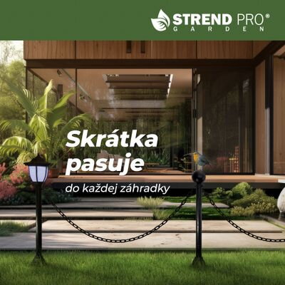 Lampa Strend Pro Garden, reťaz, ohrada, plot do záhrady, 2x solárne svietidlo, 1x LED, 16,5x16,5x71,5 cm Lampa Strend Pro Garden, reťaz, ohrada, plot do záhrady, 2x solárne svietidlo, 1x LED, 16,5x16,5x71,5 cm