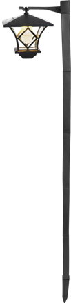 Lampa Strend Pro Garden Zia, solárna, 2xLED, 17x17x153 cm