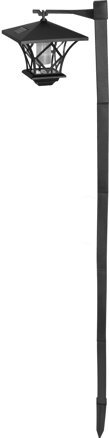 Lampa Strend Pro Garden Zia, solárna, 2xLED, 17x17x153 cm