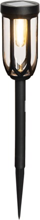 Lampa Strend Pro Garden Elis, solárna, čierna, LED, 7,5x42 cm, Sellbox 12 ks