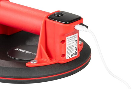 Prísavka aku Strend Pro Premium, na podlahu/dlažbu/sklo, 3,7V 1,8 Ah, 130kg