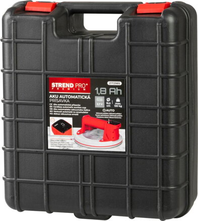 Prísavka aku Strend Pro Premium, na podlahu/dlažbu/sklo, 3,7V 1,8 Ah, 130kg