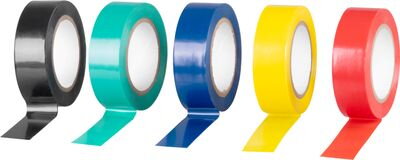 Páska Strend Pro, 19 mm, L-10 m, PVC, max. 80°C, 600V, izolačná, rôzne farby, lepiaca, bal. 10 ks