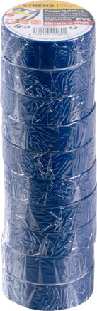 Páska Strend Pro, 19 mm, L-10 m, max. 80°C, 600V, modrá, izolačná, lepiaca, PVC, bal. 10 ks