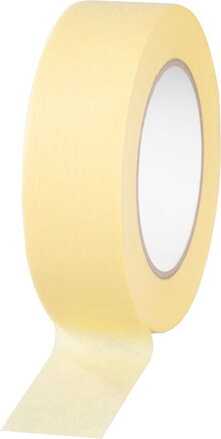 Páska Strend Pro, 38 mm, L-50 m, 80°C, maliarska, maskovacia, lepiaca, žltá