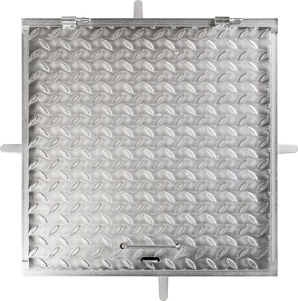 Poklop MC60, 600x600 mm, kanálový, pozinkovaný, max. 150 kg
