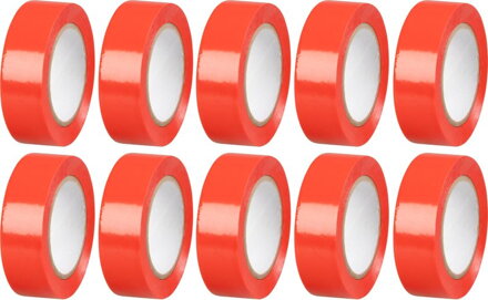 Páska Strend Pro, 19 mm, L-10 m, max. 80°C, 600V, červená, izolačná, lepiaca, PVC, bal. 10 ks