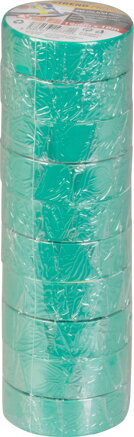 Páska Strend Pro, 19 mm, L-10 m, max. 80°C, 600V, zelená, izolačná, lepiaca, PVC, bal. 10 ks