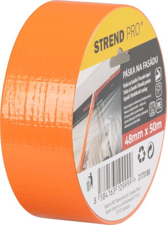 Páska Strend Pro, 48 mm, L-50 m, oranžová, maskovacia, UV, na fasádu