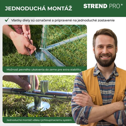 Kurín Strend Pro, pre hydinu, voliéra, klietka, kurnik, so strechou, 3x2x2 m