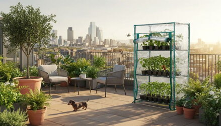 Parenisko Strend Pro Greenhouse, fólia, 460x240x800 mm, fóliovník