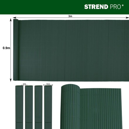 Plot Ence DF13, PVC 900 mm, L-3 m, zelený, 1300g/m2, UV