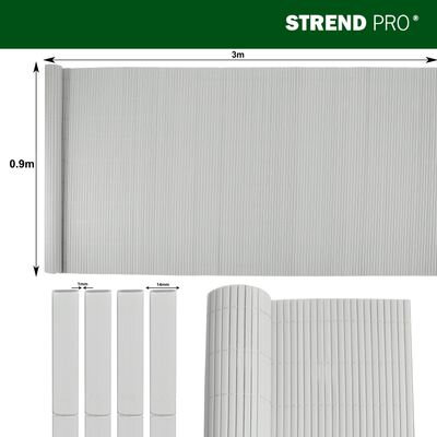 Plot Ence DF13, PVC 900 mm, L-3 m, svetlá sivá, 1300g/m2, UV