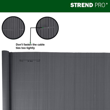 Plot Ence DF13, PVC 1500 mm, L-3 m, antracit, 1300g/m2, UV