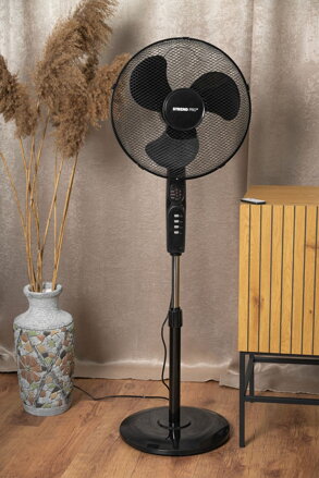 Ventilátor Strend Pro, stojanový, s diaľkovým ovládaním, 60 cm, 45 W