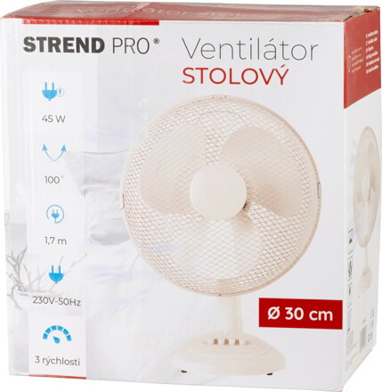 Ventilátor Strend Pro, stolový, 34 cm, 35 W