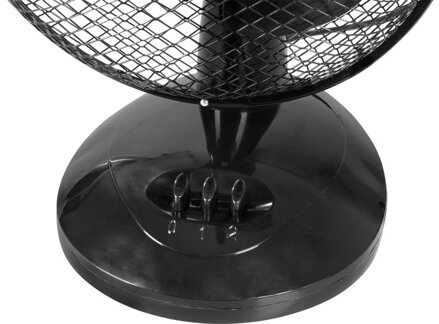 Ventilátor Strend Pro, stolový, čierny, 23 cm, 25 W