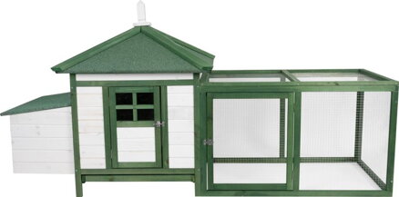 Kurín Strend Pro, pre hydinu, so strechou, 196x76.5x98 cm