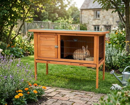 Králikáreň Strend Pro, so strechou, 91.5x45x70 cm