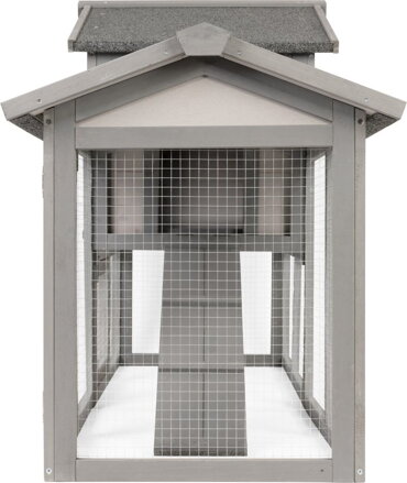 Králikáreň Strend Pro, so strechou, 147x54x85 cm