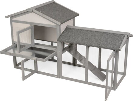 Králikáreň Strend Pro, so strechou, 147x54x85 cm