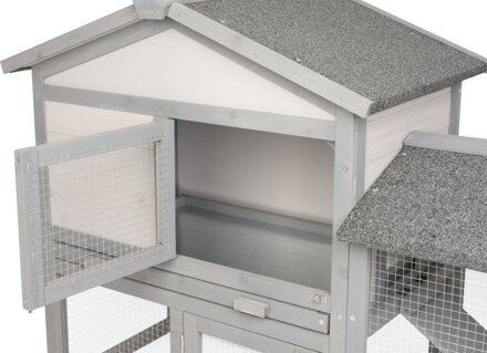 Králikáreň Strend Pro, so strechou, 147x54x85 cm