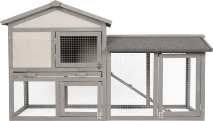 Králikáreň Strend Pro, so strechou, 147x54x85 cm