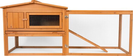 Králikáreň Strend Pro, so strechou, 158x58x68 cm