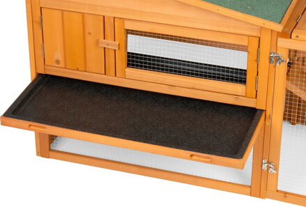 Králikáreň Strend Pro, so strechou, 158x58x68 cm