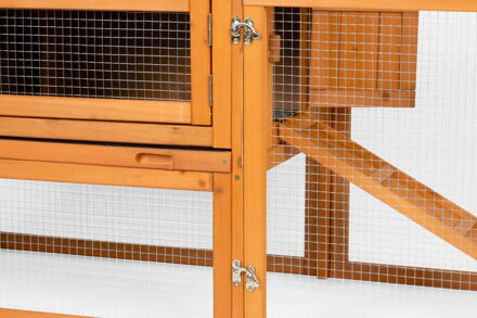 Králikáreň Strend Pro, so strechou, 158x58x68 cm